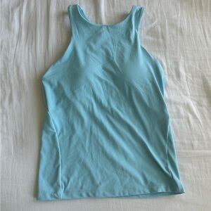 athleta sky blue tank (built in bra)